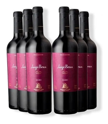 Caixa c/ 6 Vinho Argentino Luigi Bosca Malbec