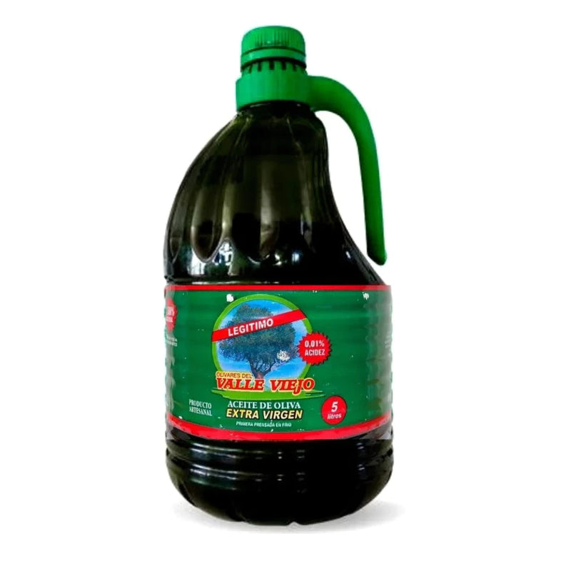 Azeite de Oliva Argentino - Valle Viejo 5L - LEGÍTIMO - TAMPA VERDE